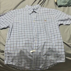Polo Ralph Lauren medium M Men's Blue Checkered Shirt